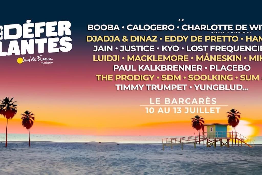 T2 Vue Mer Acces Direct Plage Le Barcares Exterior photo